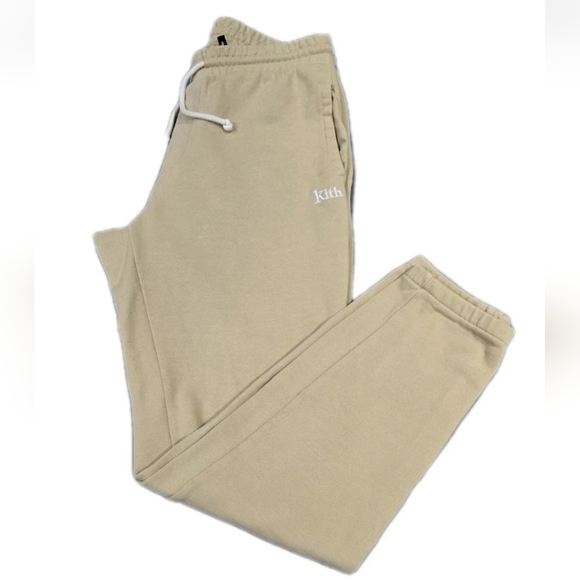 Kith Williams I Track Pants Size Medium Jogger Sweatpants Embroidered Logo